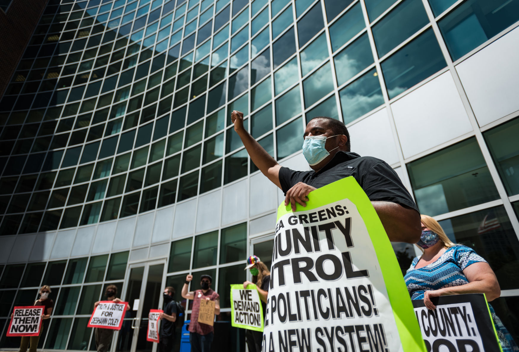 Black Lives Matter protest for John Neville